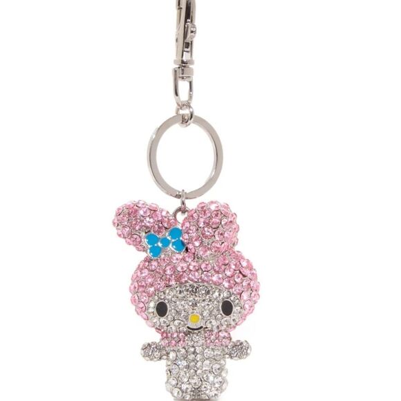 Hello Kitty & Friends My Melody Pave 3D Bling Keychain - Picture 4 of 9